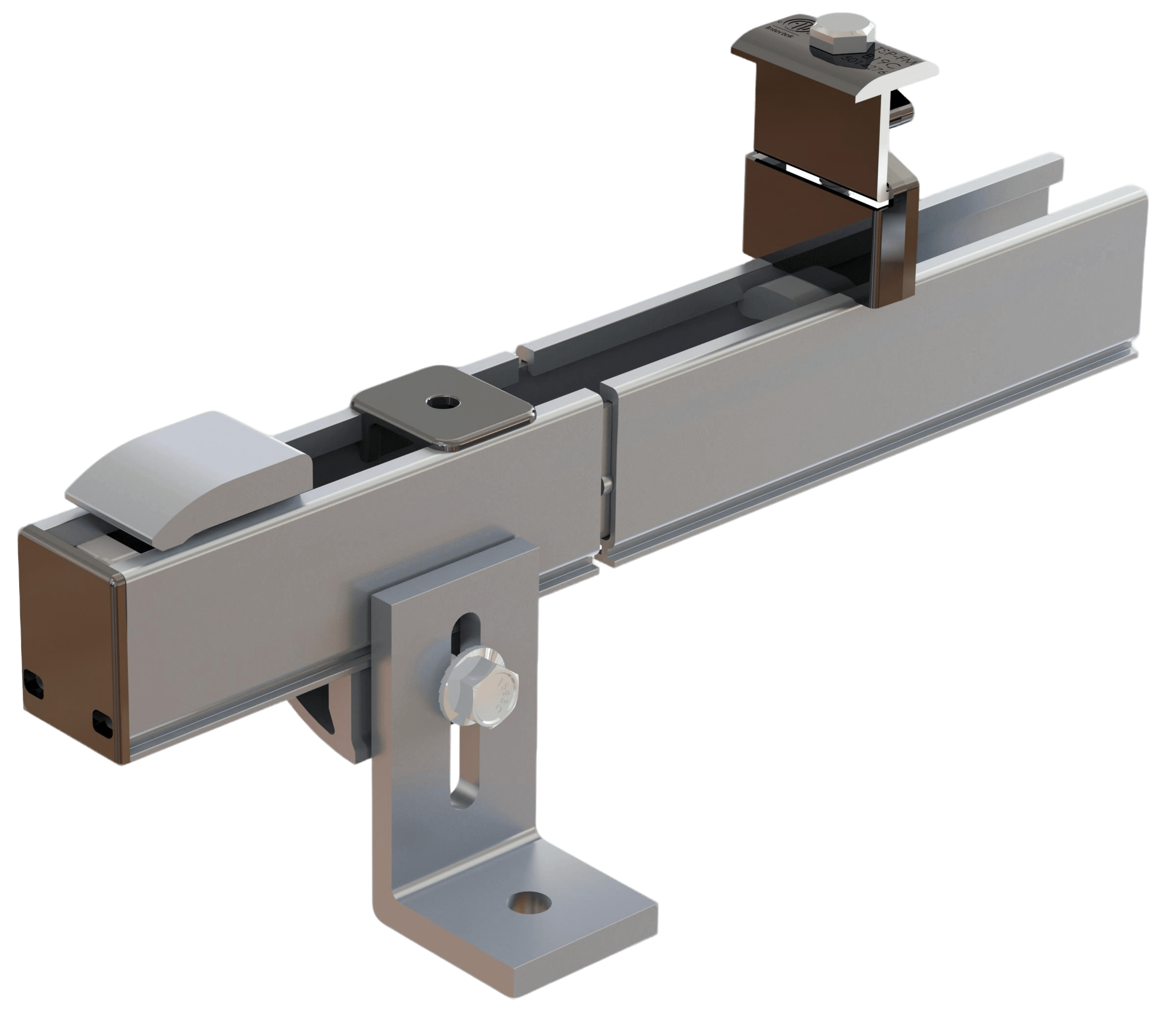 Tamarack Solar Tamarack Solar 2 Rail Kit - 2.3 Rail - 93-IN - Black