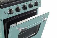 Unique Natural Gas Range/Stove Classic Retro by Unique 24” Convection Gas Range (Electronic Ignition) UGP-24CR T (Turquoise)
