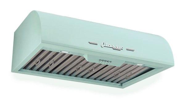 Unique Range Hoods Classic Retro Unique 30" Range Hood in Mint Green UGP-30CR RH LG
