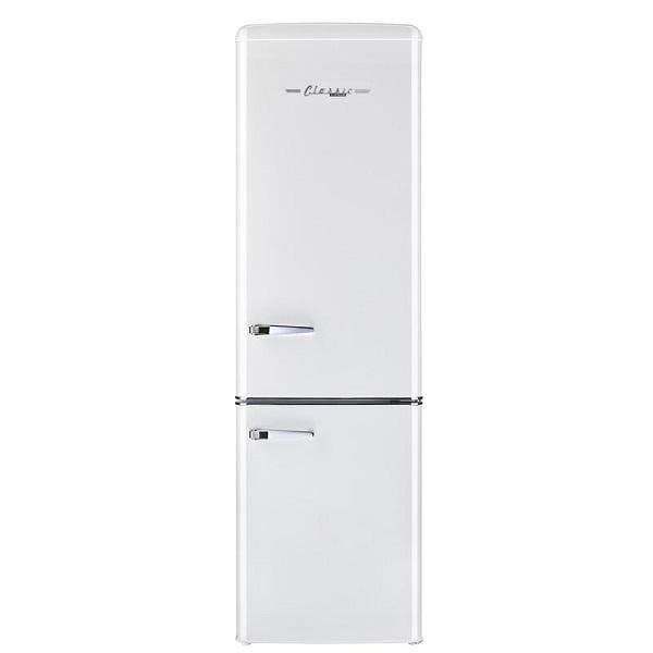 Unique Solar Appliances Unique 10.3 cu/ft DC Solar Retro-Style Refrigerator (Bottom Freezer) Color: White UGP-275L W