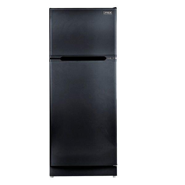 Unique Propane Refrigerator Unique 14 cu/ft Propane Refrigerator CSA Approved, Dual Power (Propane or 110v AC Backup) in Black UGP-14C SM B