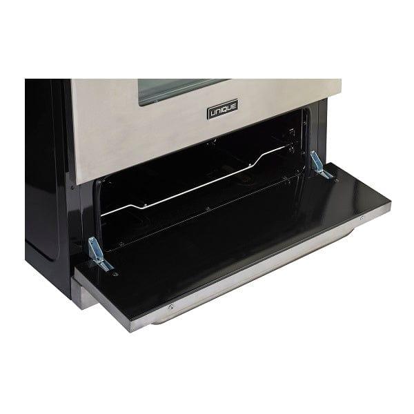 Unique Propane Range /Stove Unique 30" Propane Range Battery Ignition Variable BTU Sealed Burners Cast Iron Grates Window UGP-30G OF2 S/S
