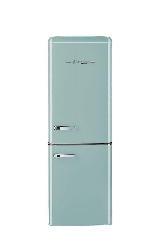 Unique Unique Appliances Unique 7 cu/ft Retro Bottom Mount Refrigerator UGP-215L T AC (Turquoise)