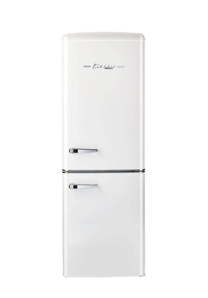 Unique Unique Appliances Unique 7 cu/ft Retro Bottom Mount Refrigerator UGP-215L W AC (White)