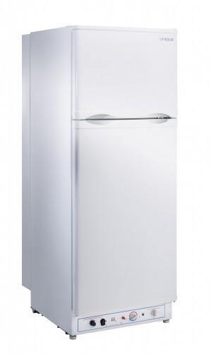Unique Propane Refrigerator Unique 8 cu/ft Propane Refrigerator Dual Power (Propane/110V) CSA Approved, High End Interior UGP8C SM W (White)