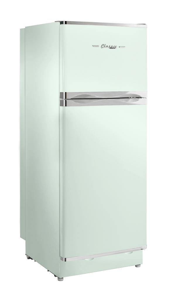 Unique Propane Refrigerator Unique Light Green 10 cu/ft Propane Refrigerator Dual Power (Propane/110V) CSA Approved, UGP-10C CR LG