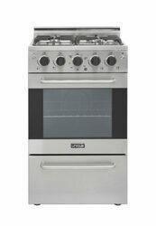 Unique Natural Gas Range/Stove Unique Prestige 20" Convection Gas Range (Electronic Ignition) UGP-20V PC1 S/S (Stainless Steel)