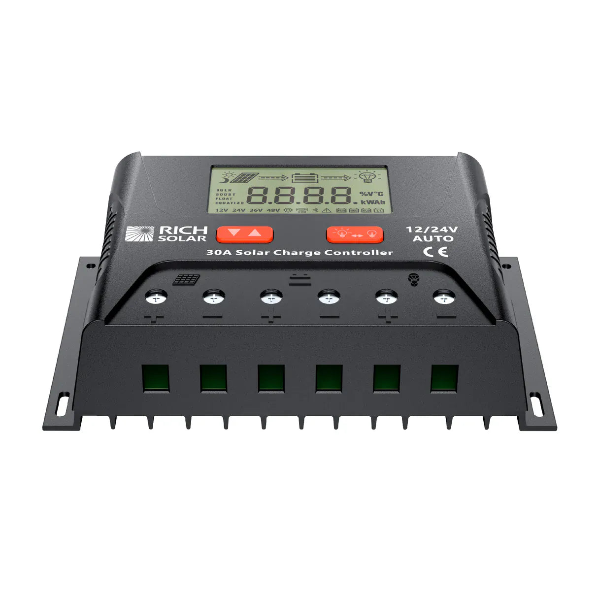 Rich Solar Solar Charge Controllers and Inverters Rich Solar BRAVO LEGEND 30 | 30 Amp PWM Solar Charge Controller