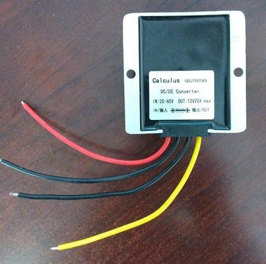 BDS Parts and Accessories Step-Down (Buck) Converter - Reduce 48v Down to 12v from a Solar Battery Bank to Run 12v Loads - Free Shipping