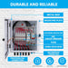 Ben's Deals Circuit Breaker 6 String Metal Solar Combiner Box | 20A Rated Current Fuse - In Store Offer Only