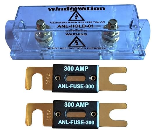 Ben's Deals Solar Accessories 2 pcs 300A ANL Fuse and Fuse Holder