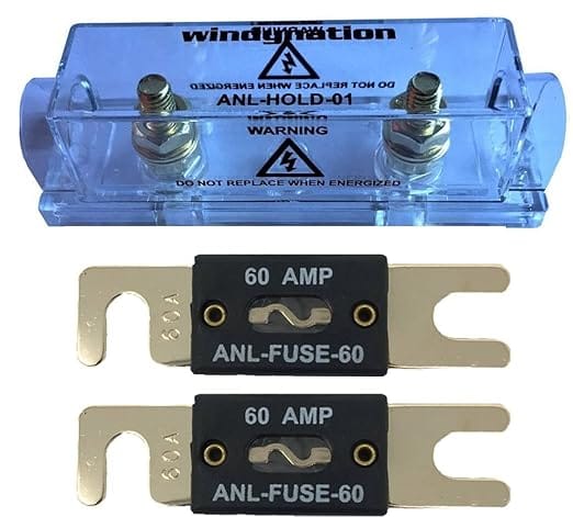 Ben's Deals Solar Accessories 2 pcs 250A ANL Fuse and Fuse Holder