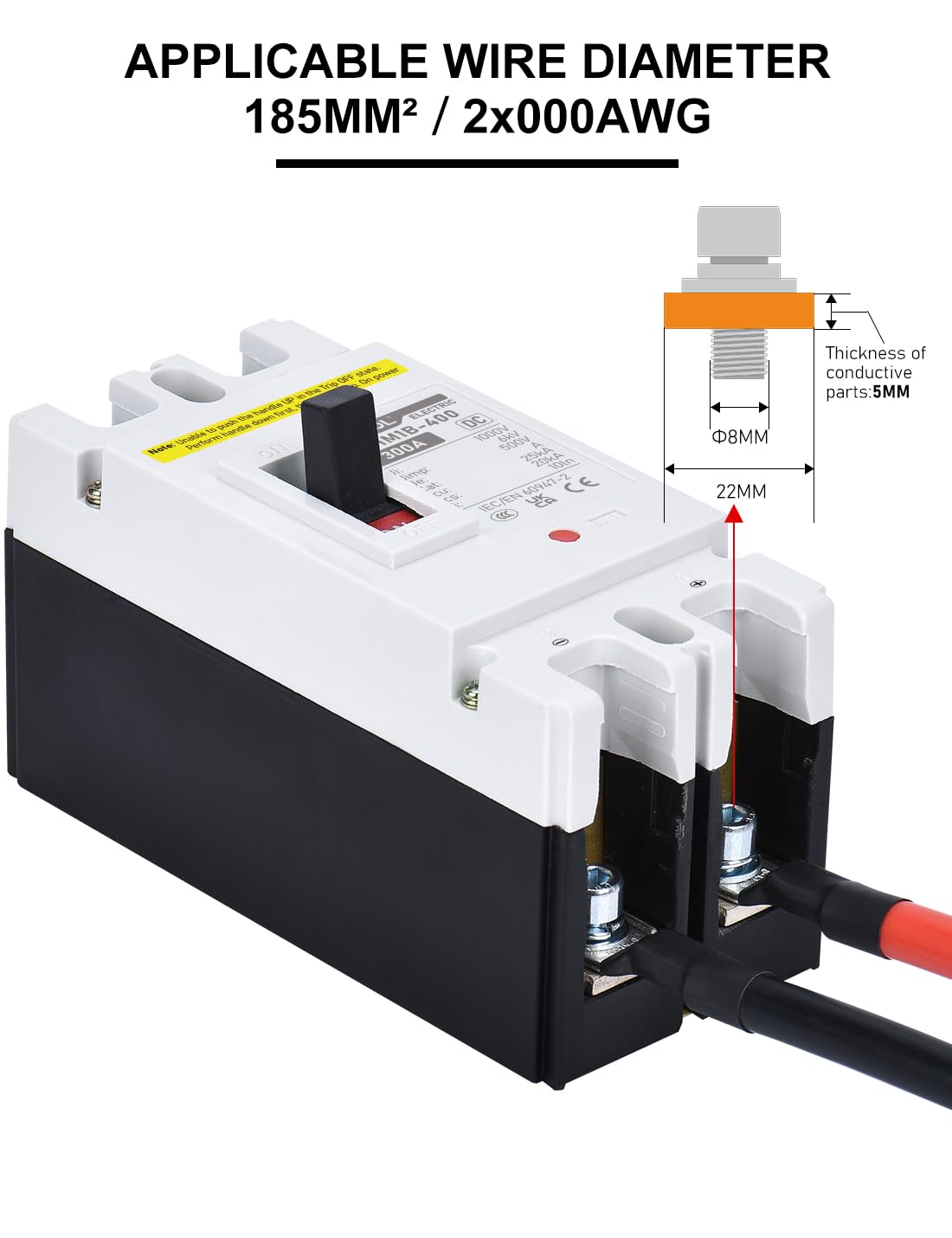 Ben's Deals Solar Power Kits Dihool 300 DC Battery Bank Disconnect Breaker