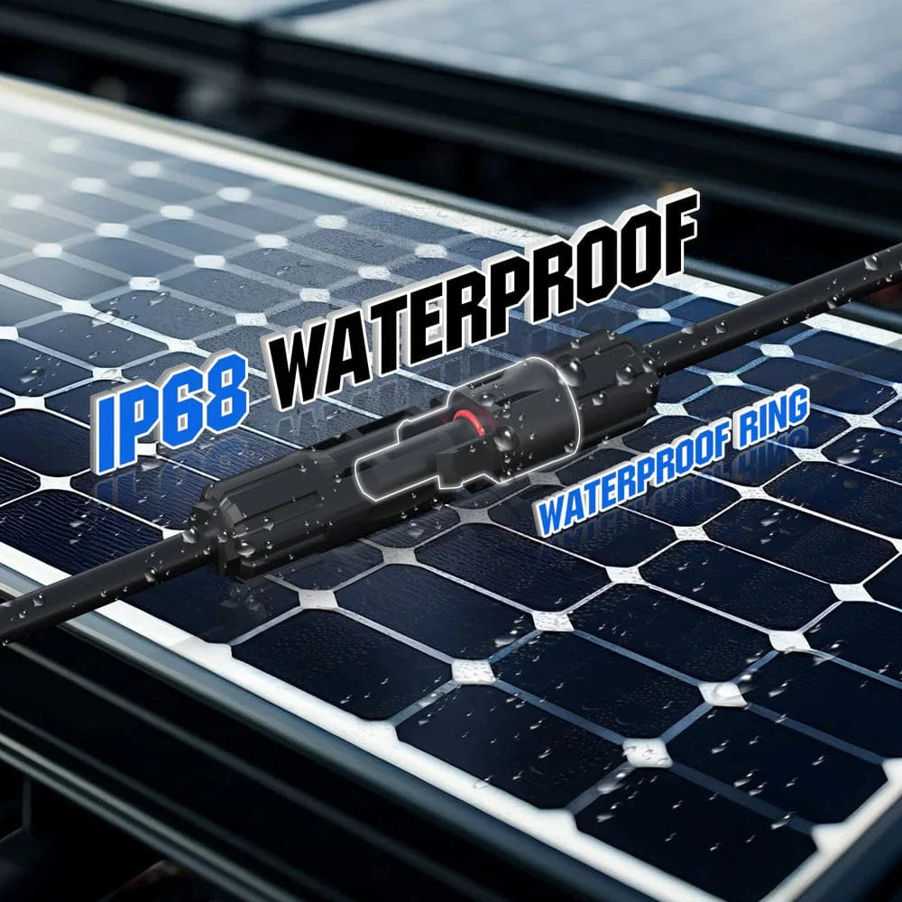 Ben's Deals Solar Accessories Eco-Worthy 12AWG 1 Pair Solar MC4 Y Parallel Branch Connectors MFF&FMM Pair
