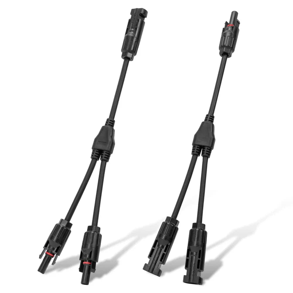 Ben's Deals Solar Accessories Eco-Worthy 12AWG 1 Pair Solar MC4 Y Parallel Branch Connectors MFF&FMM Pair