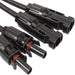 Ben's Deals Solar Accessories Eco-Worthy 12AWG 1 Pair Solar MC4 Y Parallel Branch Connectors MFF&FMM Pair