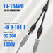 Ben's Deals Solar Accessories Eco-Worthy 12AWG 1 Pair Solar MC4 Y Parallel Branch Connectors MFF&FMM Pair