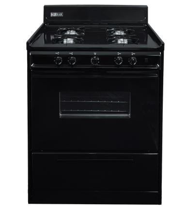 Ben's Deals Propane Range /Stove Kodiak 30" Propane Range (Black) Battery Ignition with Viewing Window TLM210-CPV