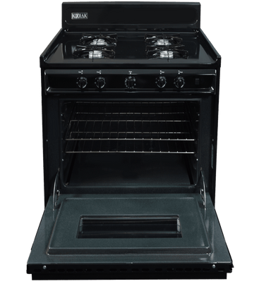 Ben's Deals Propane Range /Stove Kodiak 30" Propane Range (Black) Battery Ignition with Viewing Window TLM210-CPV
