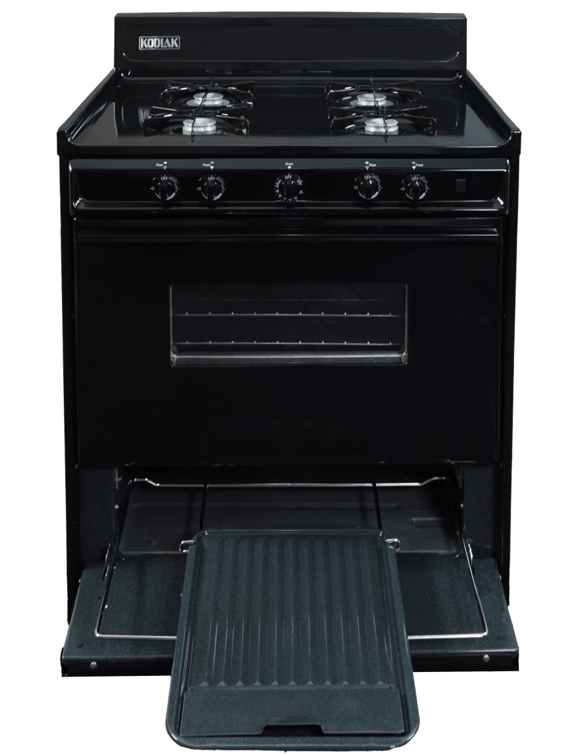 Ben&#39;s Deals Propane Range /Stove Kodiak 30&quot; Propane Range (Black) Battery Ignition with Viewing Window TLM210-CPV