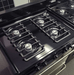 Ben's Deals Propane Range /Stove Kodiak 30" Propane Range Black w/Stainless Steel Battery Ignition w/ Cast Iron Grates