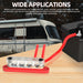 Ben's Deals Accessories One Pair Solar DC Busbars 150A 48v Rated Black and Red