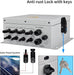 Ben's Deals Solar Accessories PV Combiner Box | 4 String Metal Solar Combiner Box with 15A Fuse