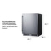 Ben's Deals Summit SDHR2444 24" Wide Built-In All-Refrigerator