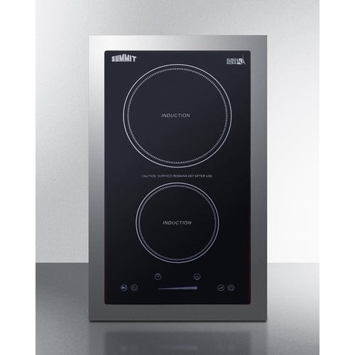 Ben&#39;s Deals Summit SINC2B115TK13 13&quot; Wide 115V 2-Zone Induction Cooktop