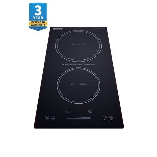 Ben&#39;s Deals Summit SINCH115V2B 12&quot; Wide 115V 2-Zone Induction Cooktop