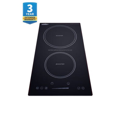 Ben's Deals Summit SINCH230V2B 12" Wide 208-240V 2-Zone Induction Cooktop