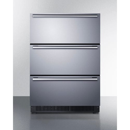 Ben&#39;s Deals Summit SP6DS3D 24&quot; Wide Built-In 3-Drawer All-Refrigerator