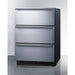 Ben's Deals Summit SP6DS3DOS 24" Wide Built-In 3-Drawer Outdoor All-Refrigerator