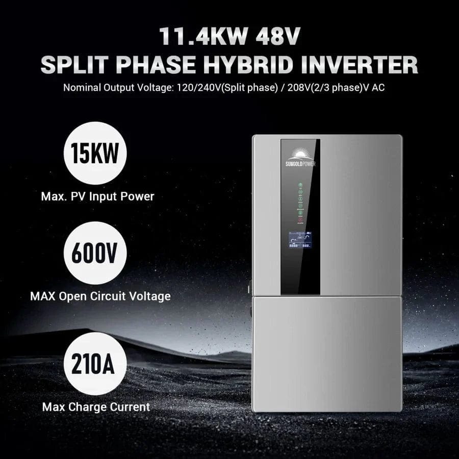 Ben&#39;s Deals Kitchen Appliance Accessories SungoldPower Extended 5-Year Warranty for the SGN11.4KHB-48 11.4KW Hybrid Inverter 48V Split Phase