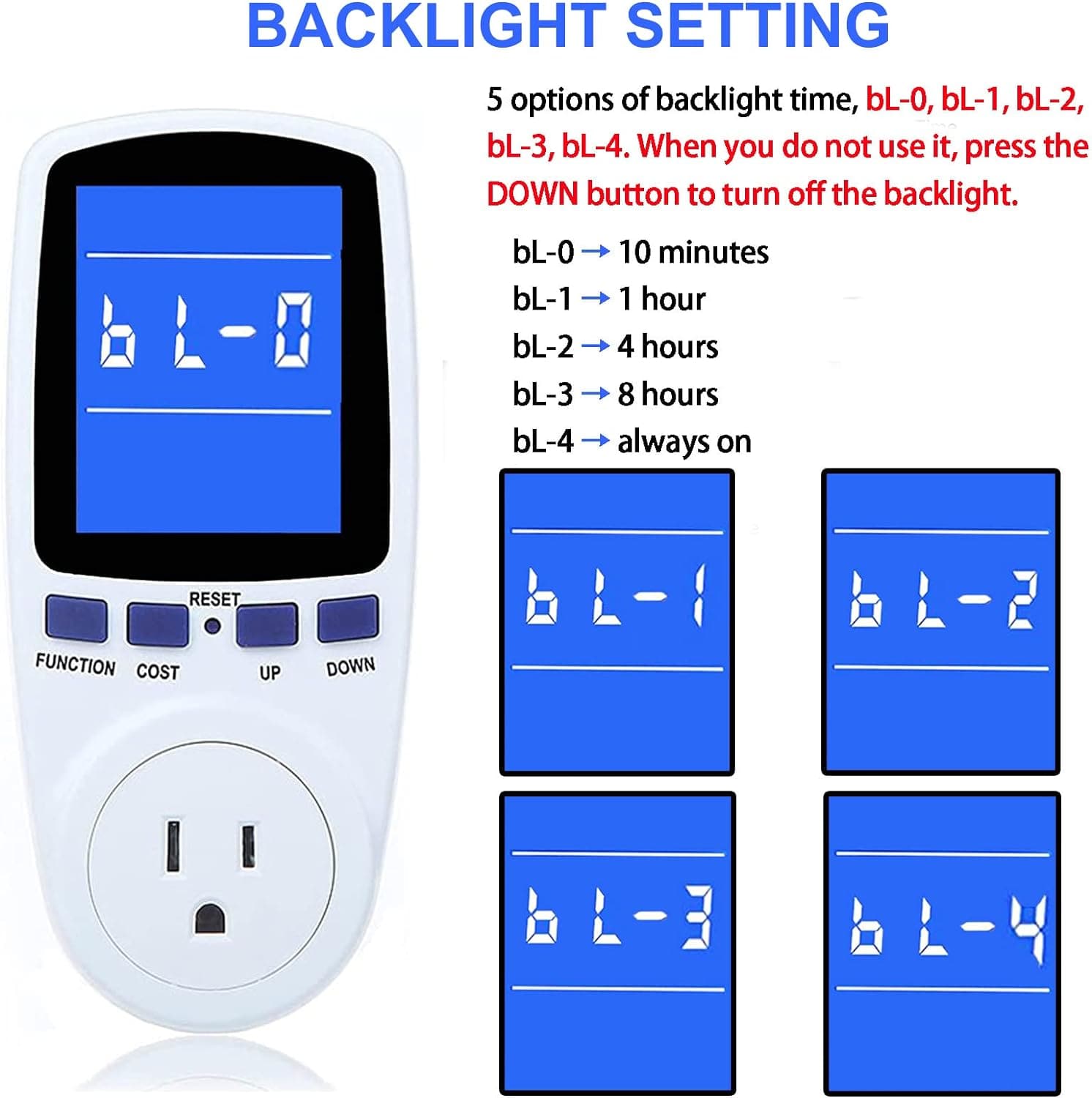 Ben's Deals Upgraded Watt Power Meter Plug Home Electrical Usage Monitor Consumption