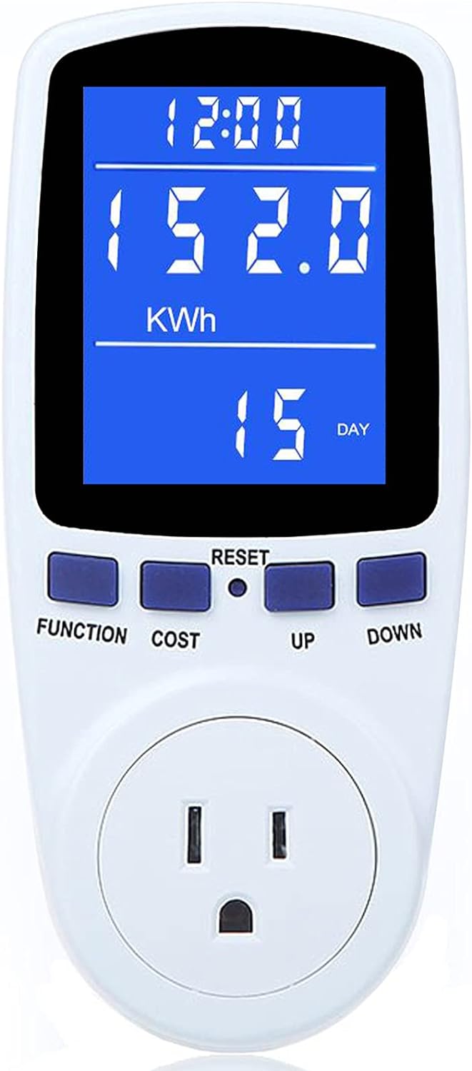 Ben's Deals Upgraded Watt Power Meter Plug Home Electrical Usage Monitor Consumption