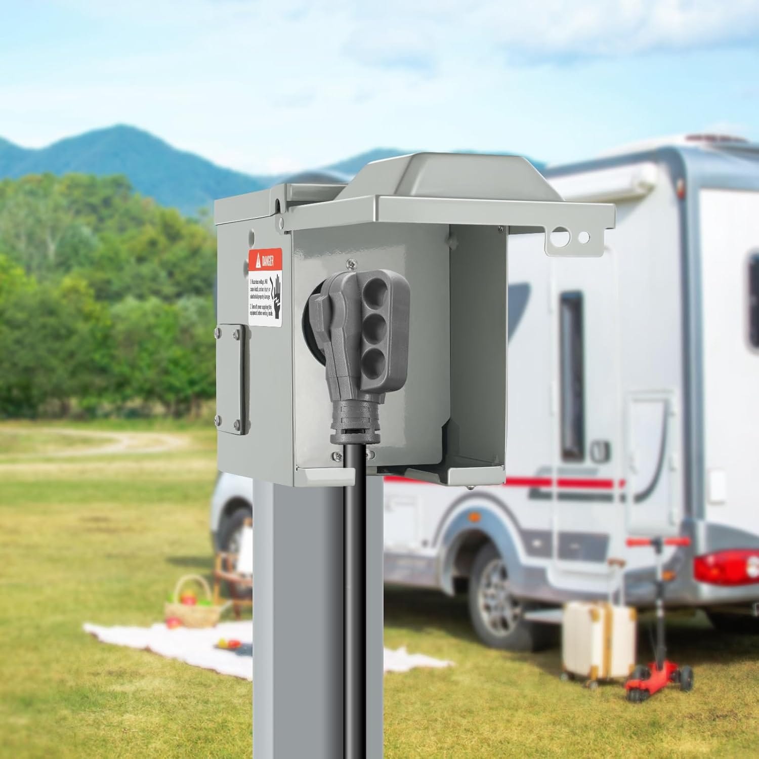Ben's Deals VEVOR 50 Amp RV Power Outlet Box | 125/250V