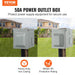 Ben's Deals VEVOR 50 Amp RV Power Outlet Box | 125/250V