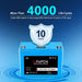 Ben's Discount Supply Solar Batteries 12V 100AH LiFePO4 Deep Cycle Lithium Battery / Bluetooth /Self-Heating / IP65 - Free Shipping!