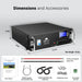 Ben's Discount Supply Solar Batteries 48V 100AH Server Rack LifePO4 Lithium Battery SG48100P - Free Shipping!
