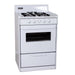 Ben's Discount Supply Propane Range /Stove Kodiak 24" Propane Range (White) - Battery Ignition with Viewing Window WLM610-PV