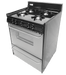 Ben's Discount Supply Propane Range /Stove Kodiak 30" Propane Range (Black w/Stainless Steel Front) Battery Ignition with Viewing Window TLM210-BPV