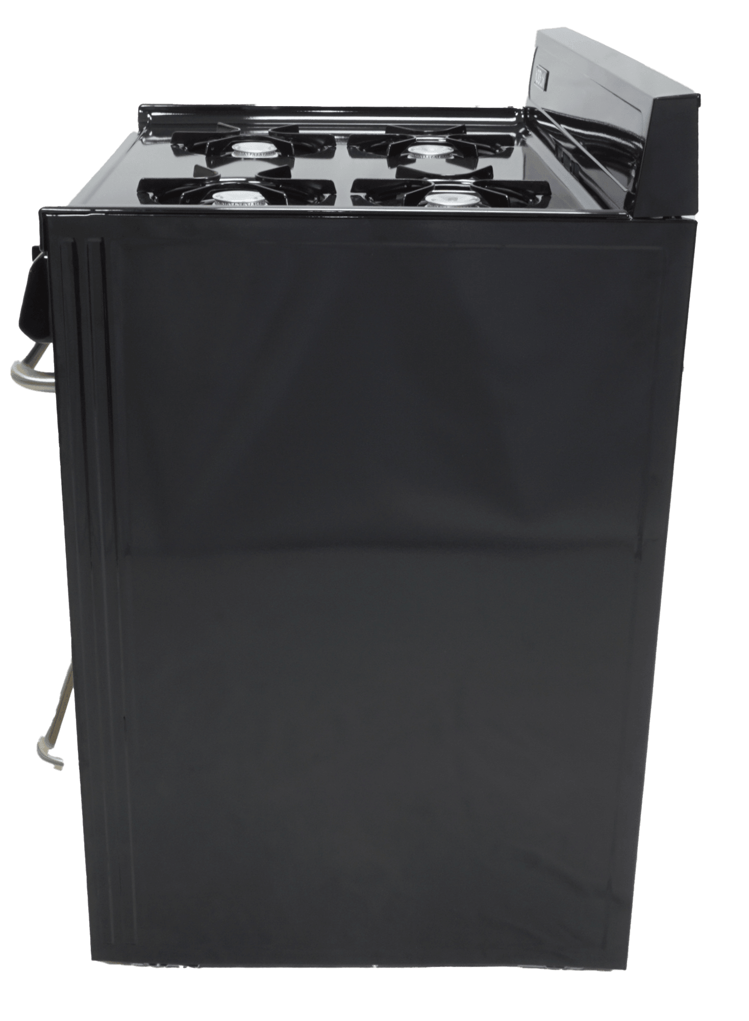 Ben's Discount Supply Propane Range /Stove Kodiak 30" Propane Range (Black w/Stainless Steel Front) Battery Ignition with Viewing Window TLM210-BPV