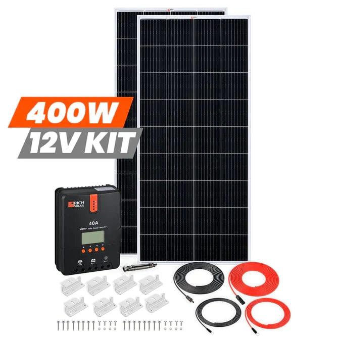 Ben's Discount Supply Refrigerators Kodiak 9 cu ft Solar (DC) Refrigerator and 400 Watt Solar Power Kit KOG9RFDC-Kit