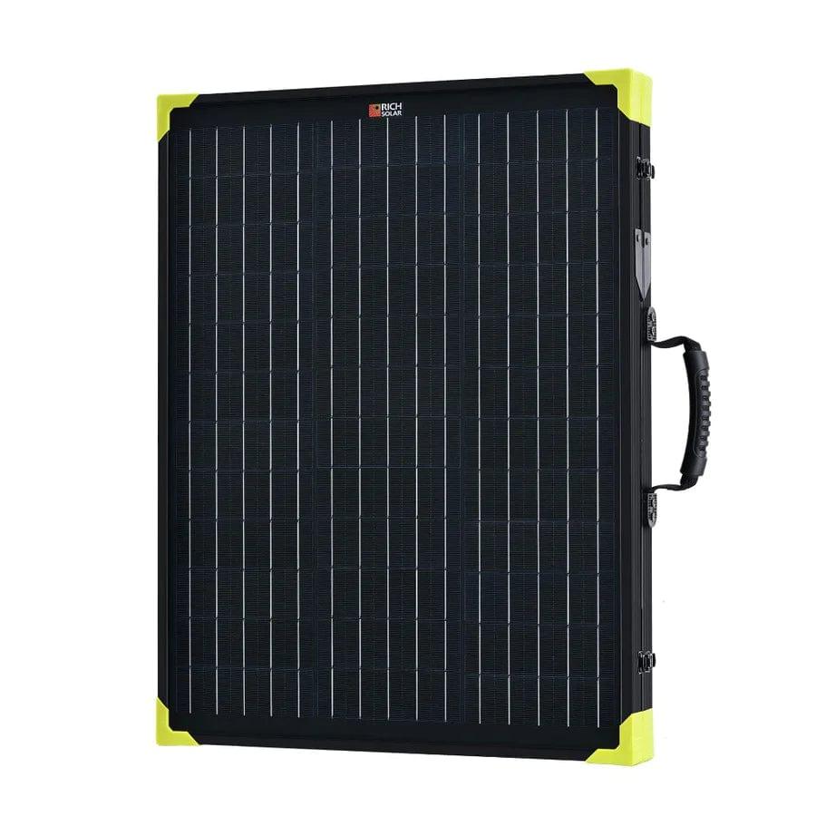 Ben&#39;s Discount Supply Solar Panels MEGA 100 Watt Briefcase Portable Solar Charging Kit - Free Shipping