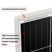 Ben's Discount Supply Solar Panel Mega 200 Watt 12 Volt Solar Panel Model BDSRS-M200 - Free Shipping!