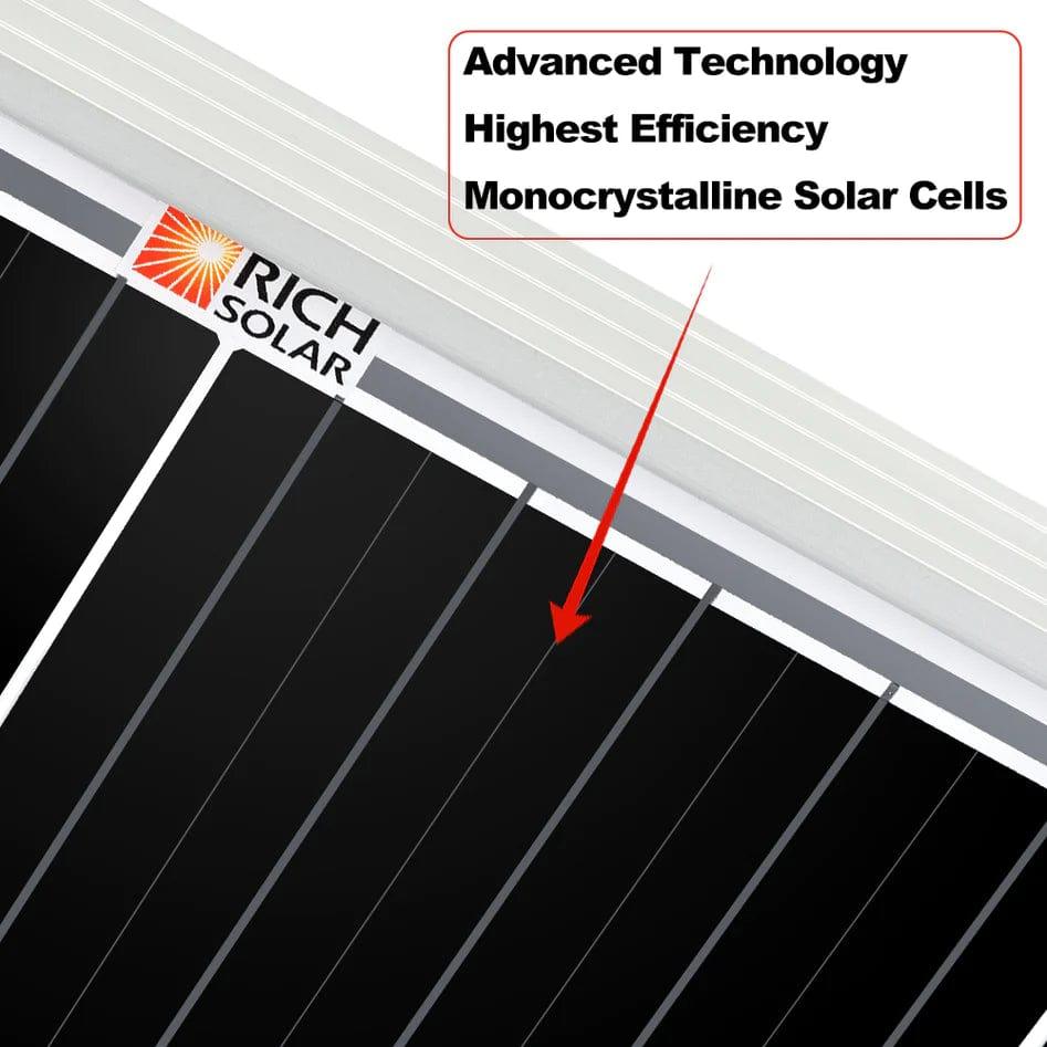 Ben's Discount Supply Solar Panel Mega 200 Watt 12 Volt Solar Panel Model BDSRS-M200 - Free Shipping!
