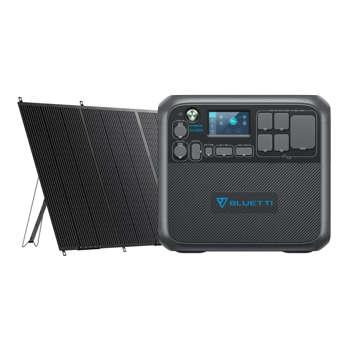 Bluetti Solar Panels Bluetti AC200MAX Expandable Power Station