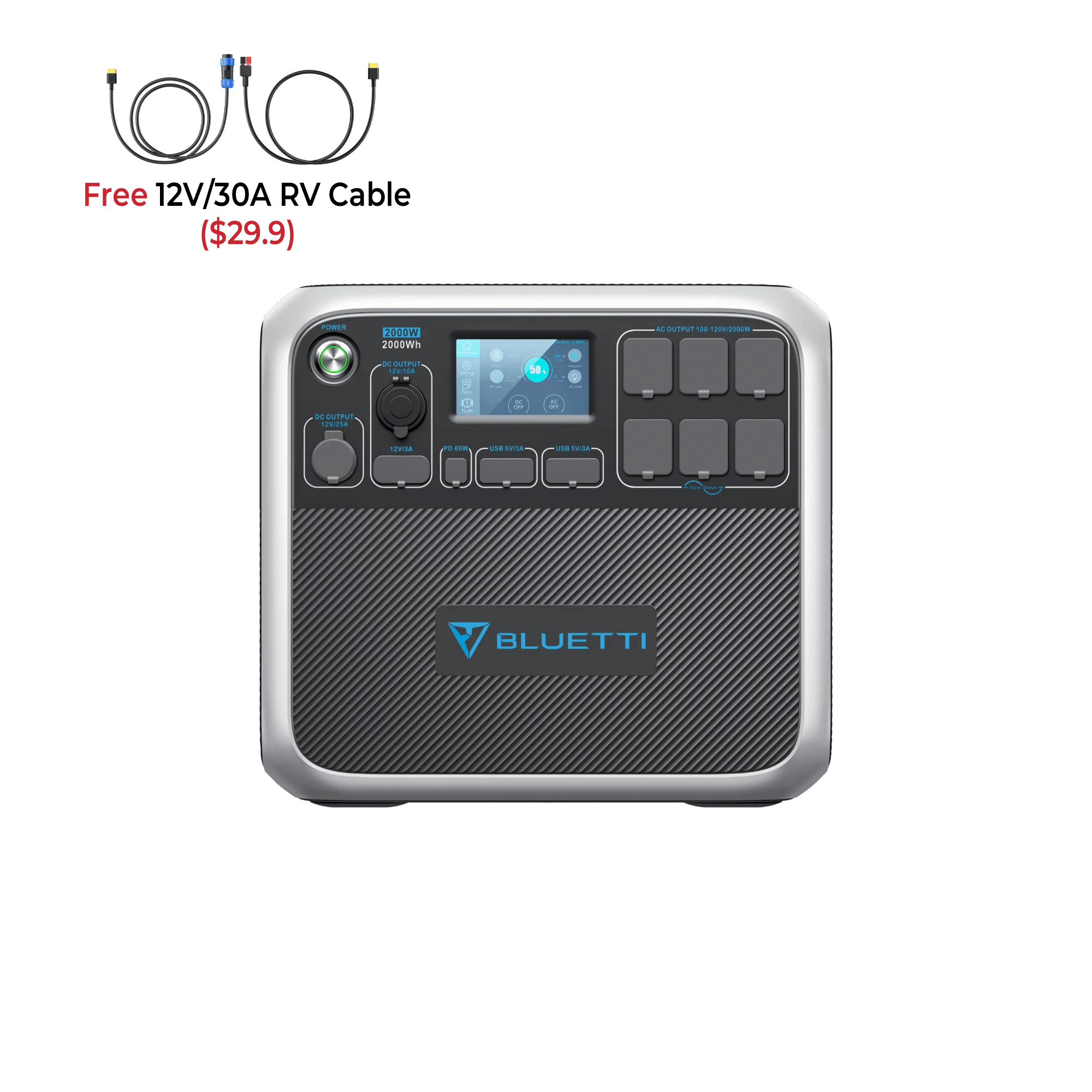 Bluetti Power Station Bluetti AC200P Portable Power Station | 2,000W 2,000Wh