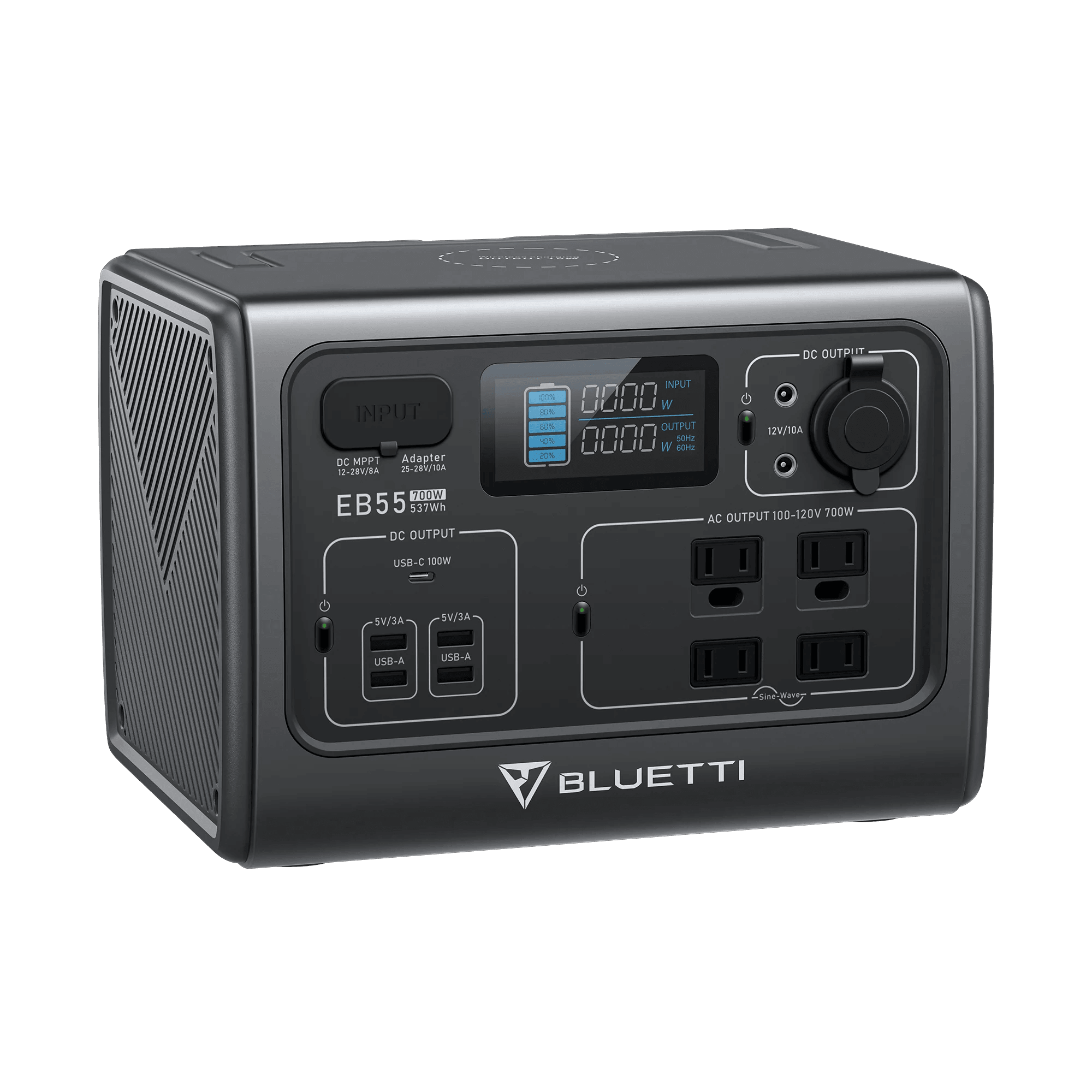Bluetti Solar Panels Bluetti EB55 Portable Power Station | 700W 537Wh